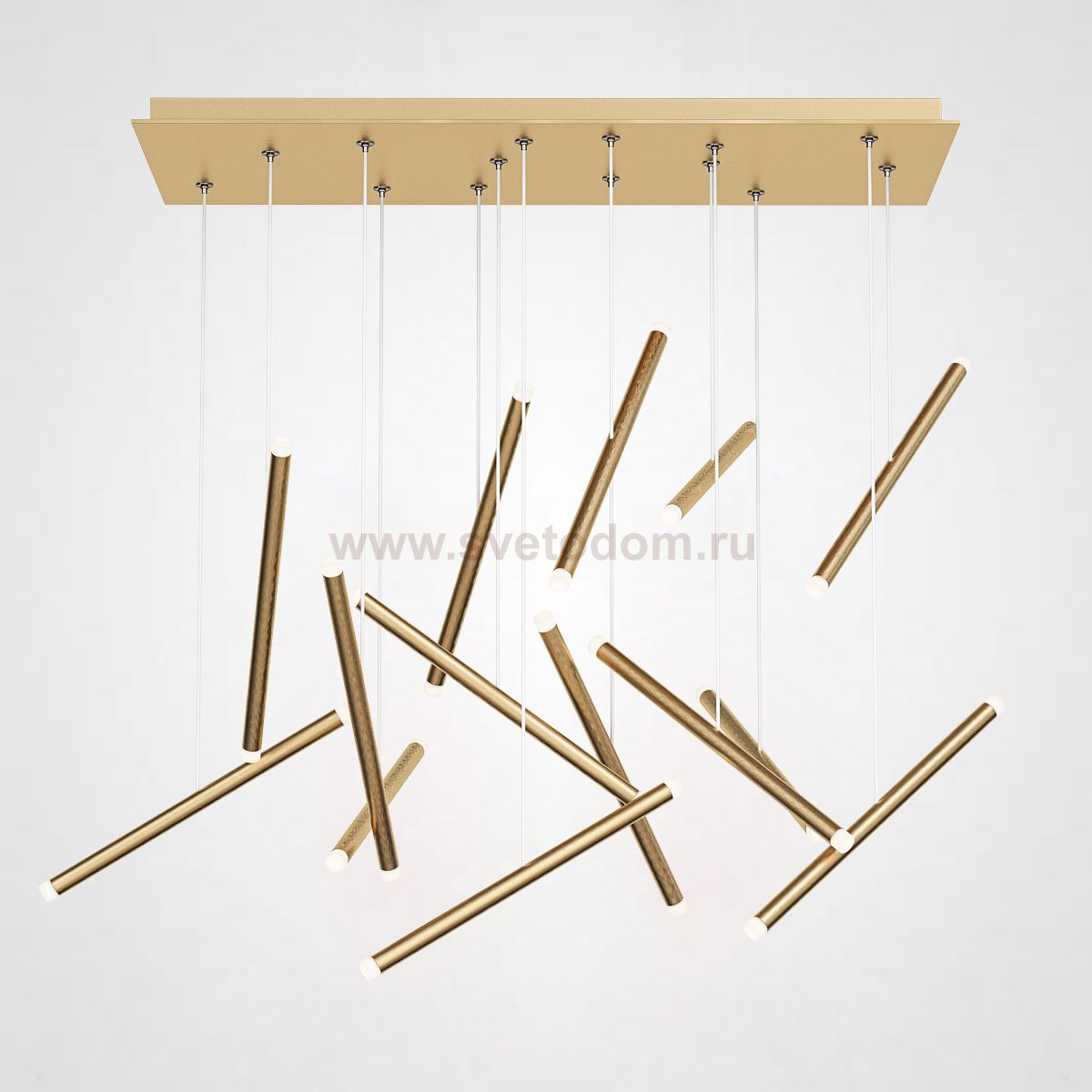 Люстра Dutti D0068 LED Chandelier Modern 14 Gold ImperiumLoft 156878-22