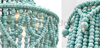 Люстра Chanteuse Chandelier Turquoise ImperiumLoft 156897-22