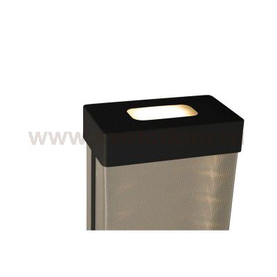 SLV 157000 I-LINE TOUCH Standleuchte, mattschwarz, LED, 3000K, Acryl Seitenschirme