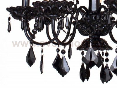 Люстра черная хрустальная Favourite 1571-7P