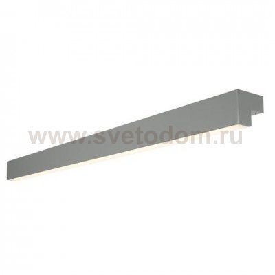 SLV 157445 L-LINE 120 LED, Wand- und Deckenleuchte, IP44, 3000K, 3000lm, mausgrau