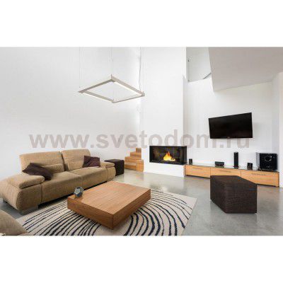 SLV 157651 OPEN GRILL LED, Double Twist Pendelleuchte, eckig, weiss