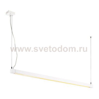 SLV 157671 OPEN GRILL LED, Single Twist Pendelleuchte, 1200mm, weiss