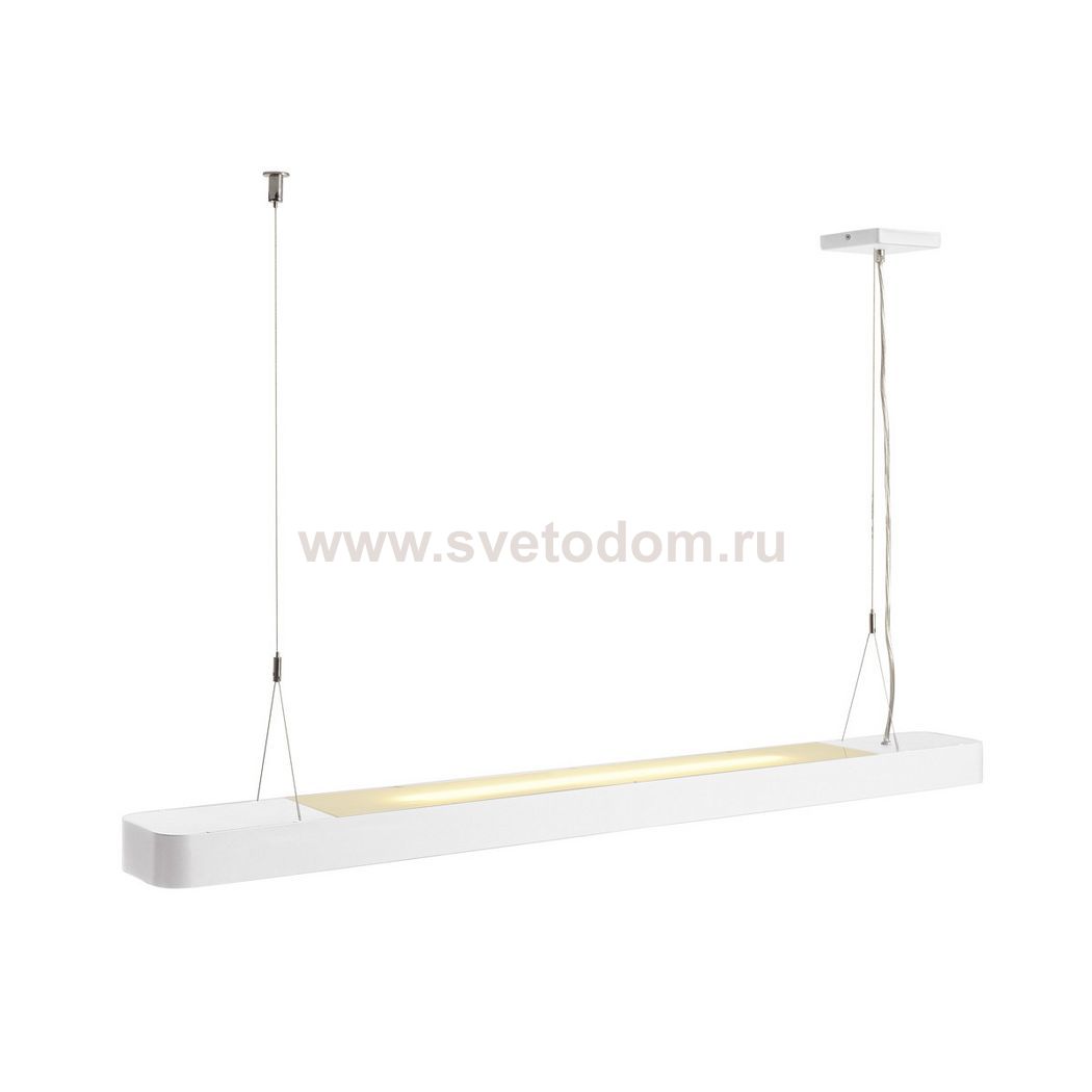 SLV 157861 WORKLIGHT LED Pendelleuchte, weiss, dimmbar, mit Sensor