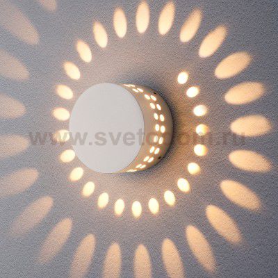 Arkada белый уличный настенный светодиодный светильник 1585 TECHNO LED Elektrostandard