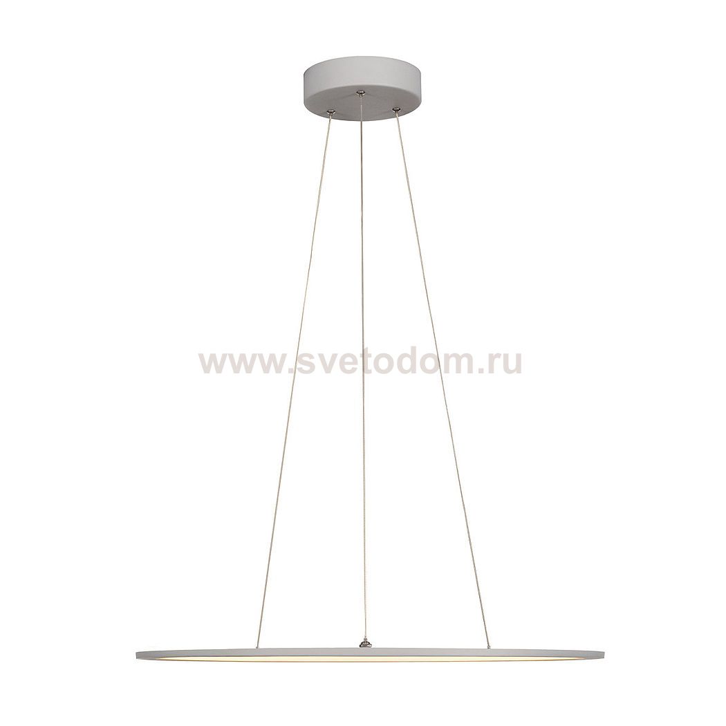 SLV 158632 LED PANEL ROUND, Pendelleuchte , silbergrau, 360LED, 40W, dimmbar 1-10V, 2700K