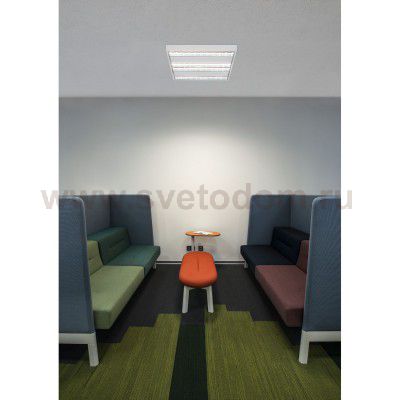 158931 SLV RASTO LED 600х600 светильник потолочный с LED 4x8.4Вт (36Вт), 4000К, 4000лм, белый