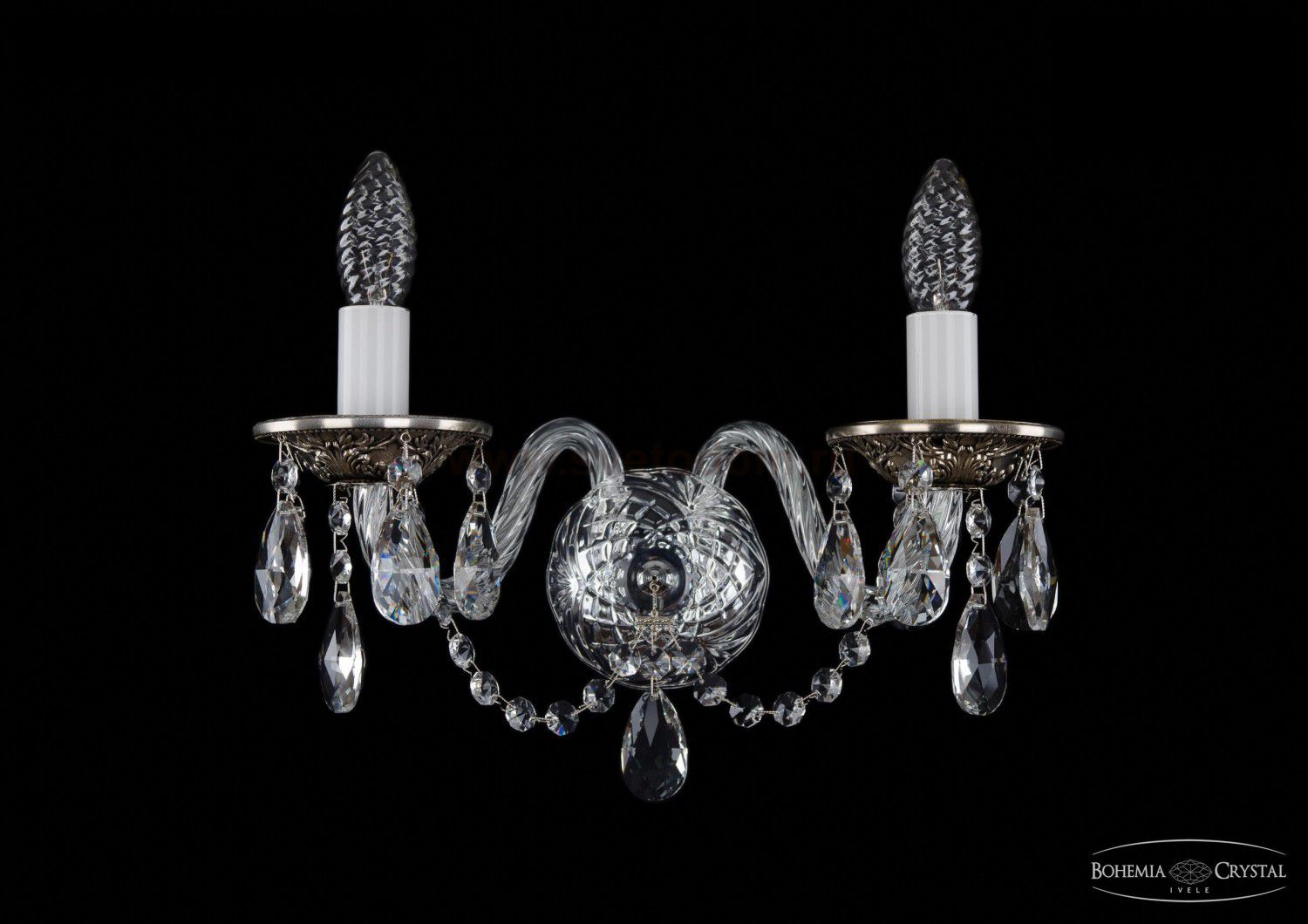 Светильник настенный бра Bohemia Ivele 1600/2/NB