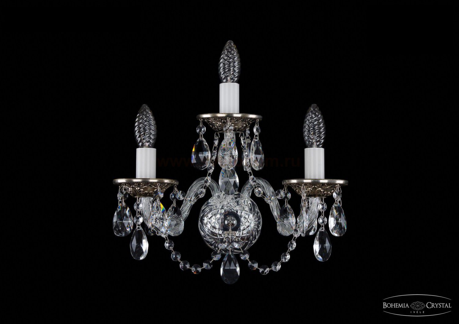 Светильник настенный бра Bohemia Ivele 1600/3/NB