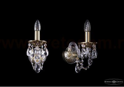 Светильник настенный бра Bohemia Ivele 1600/1/GB