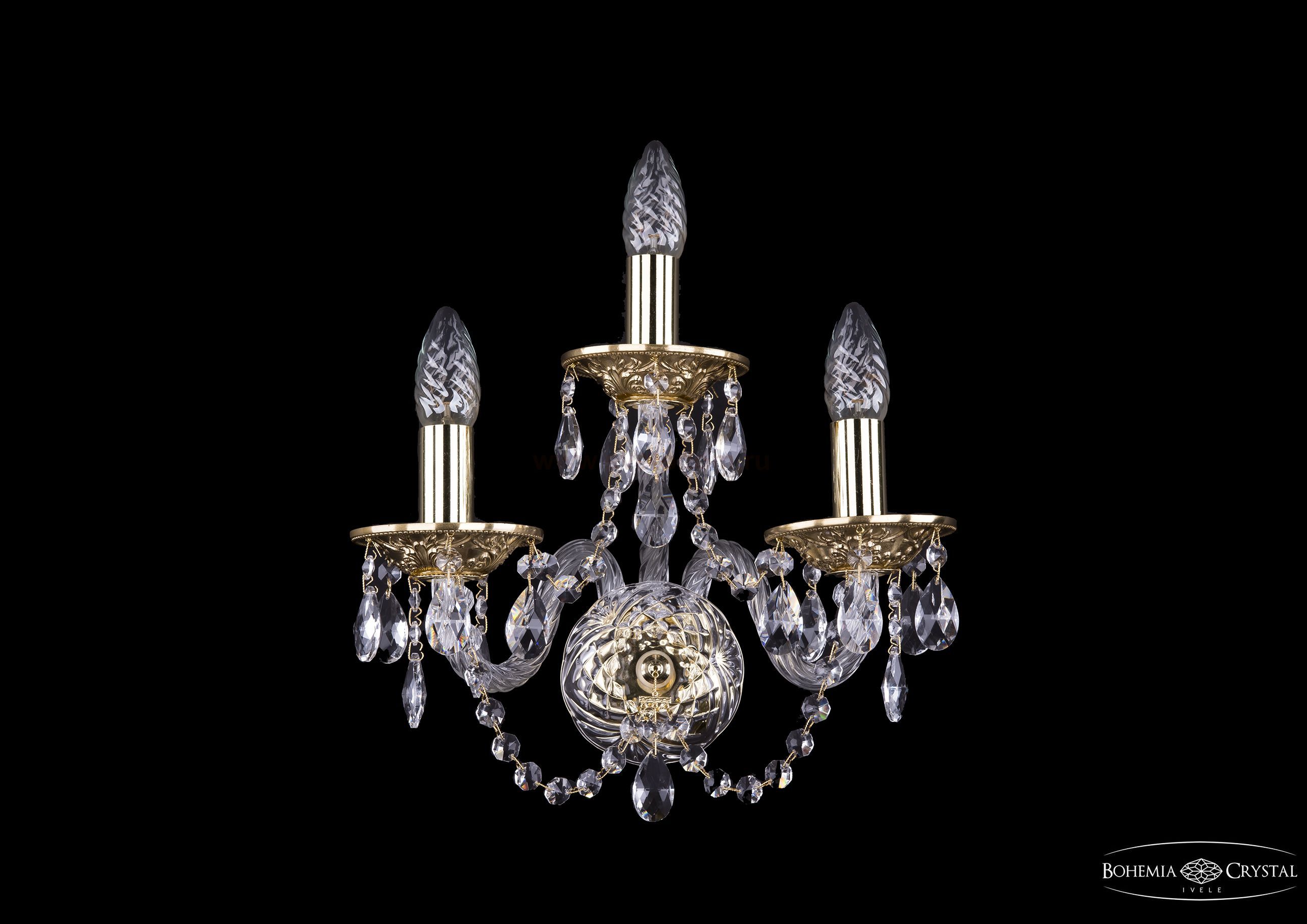 Светильник настенный бра Bohemia Ivele 1600/3/G