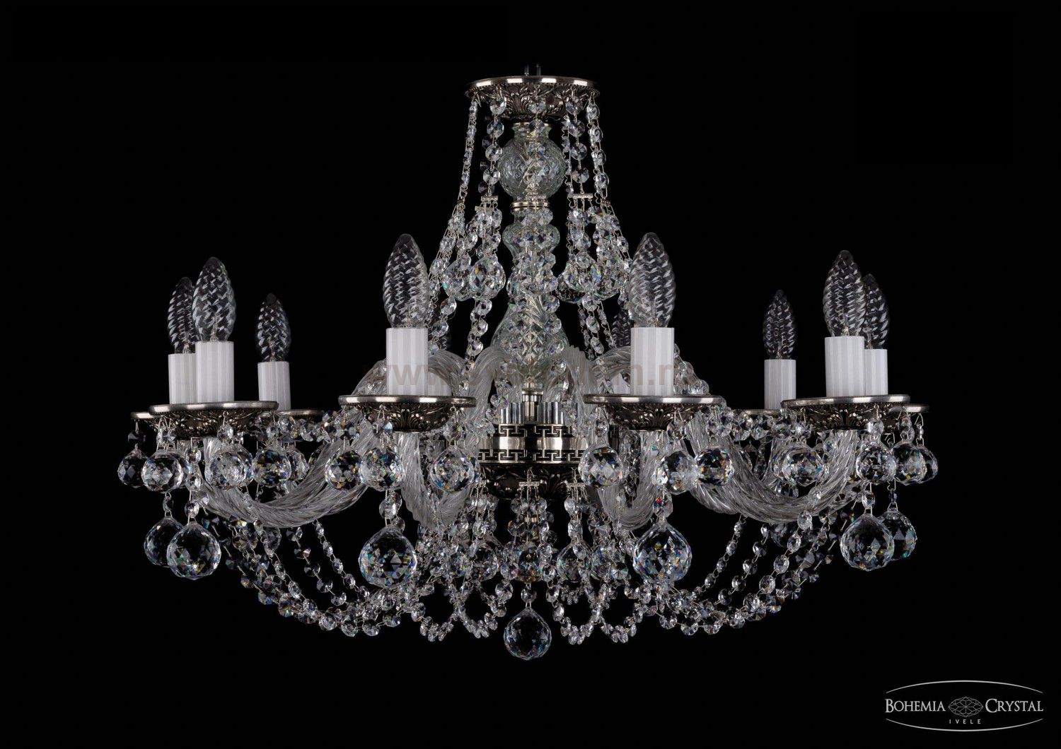 Люстра хрустальная Bohemia Ivele 1606/10/240/NB/Balls