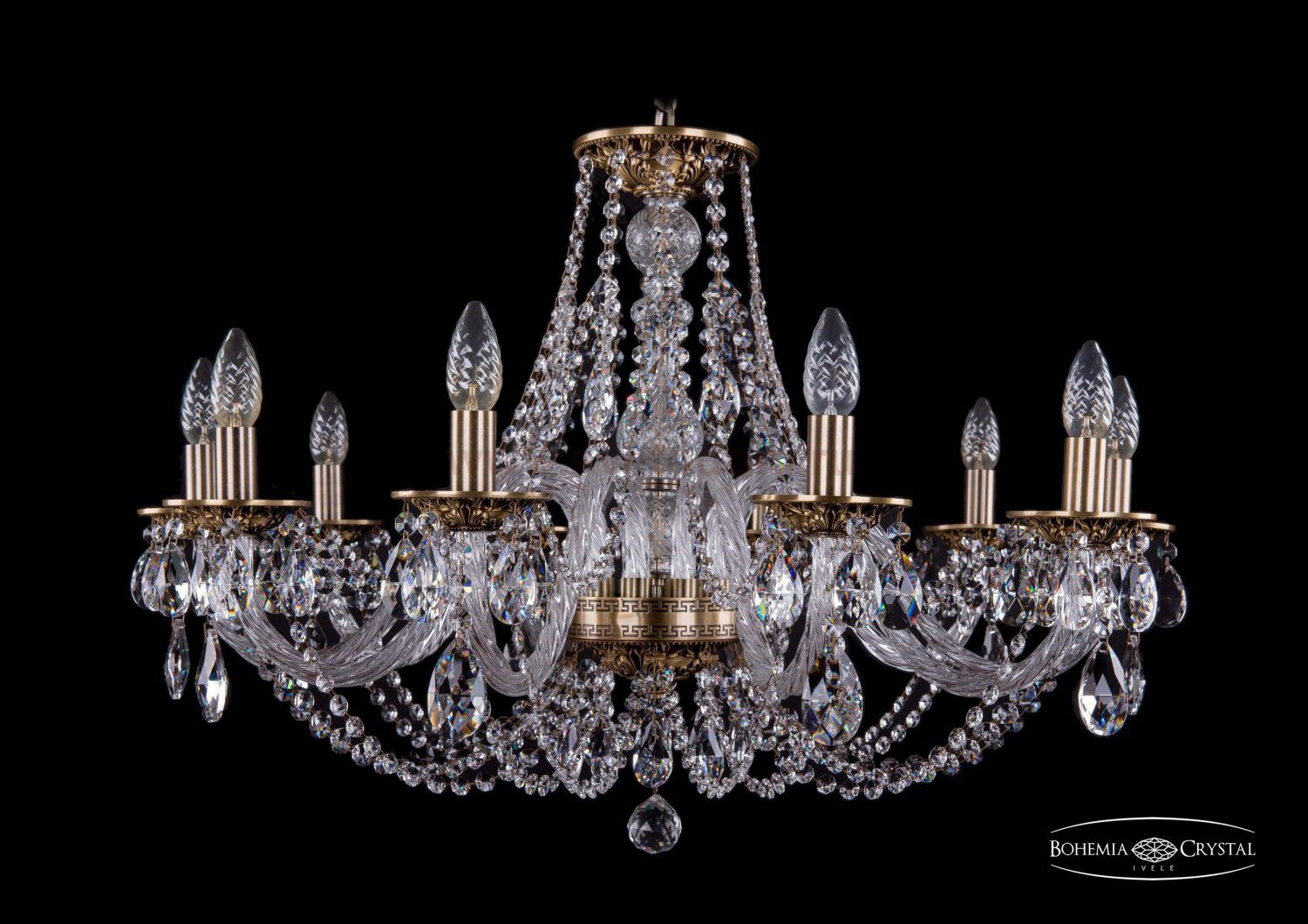 Люстра хрустальная Bohemia Ivele 1606/10/300/FP
