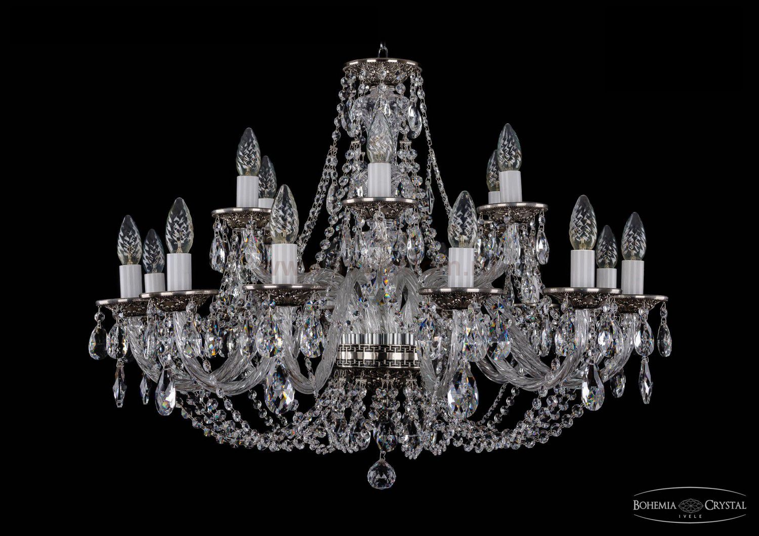 Люстра хрустальная Bohemia Ivele 1606/12+6/300/NB