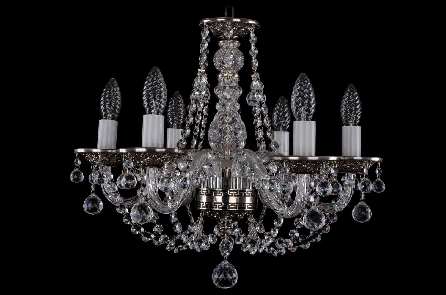 Люстра хрустальная Bohemia Ivele 1606/6/160/NB/Balls