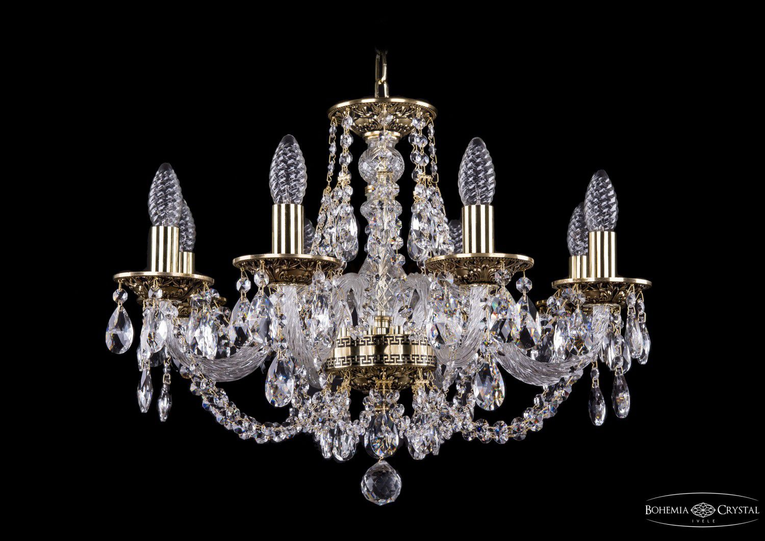 Люстра хрустальная Bohemia Ivele 1606/8/195/GB