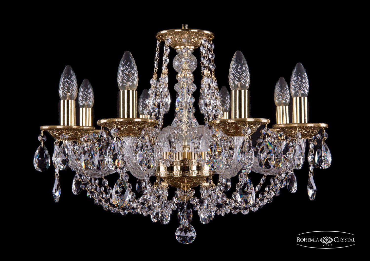 Люстра хрустальная Bohemia Ivele 1606/8/195/G