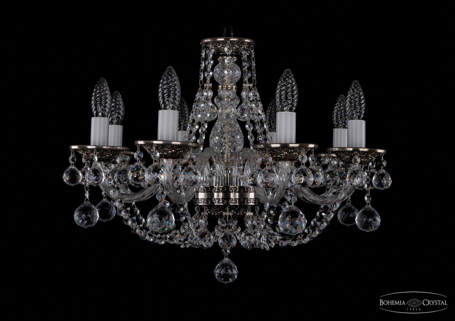 Люстра хрустальная Bohemia Ivele 1606/8/195/NB/Balls