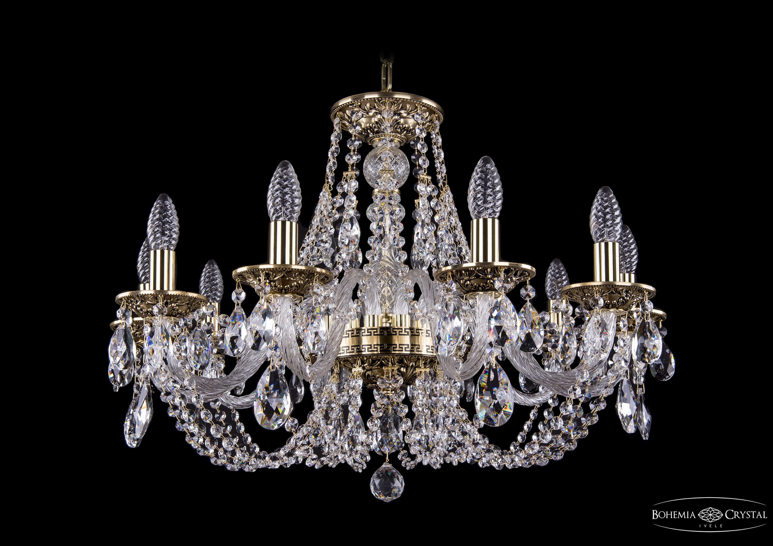 Люстра хрустальная Bohemia Ivele 1606/10/240/GB