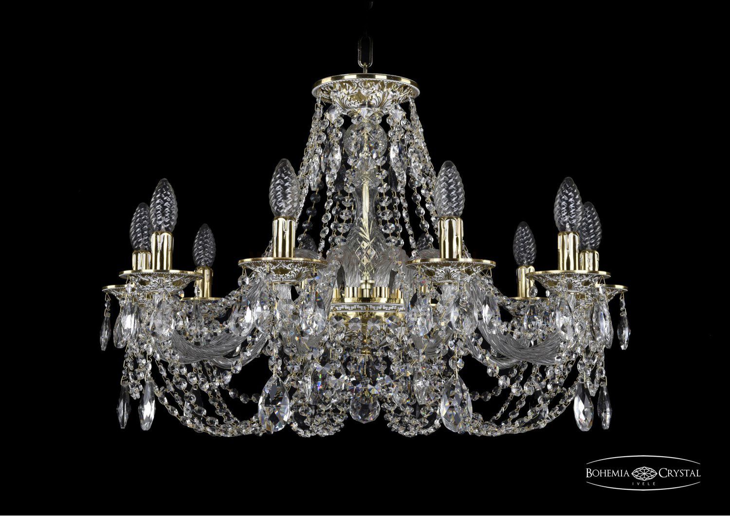Люстра хрустальная Bohemia Ivele 1606/10/240/GW