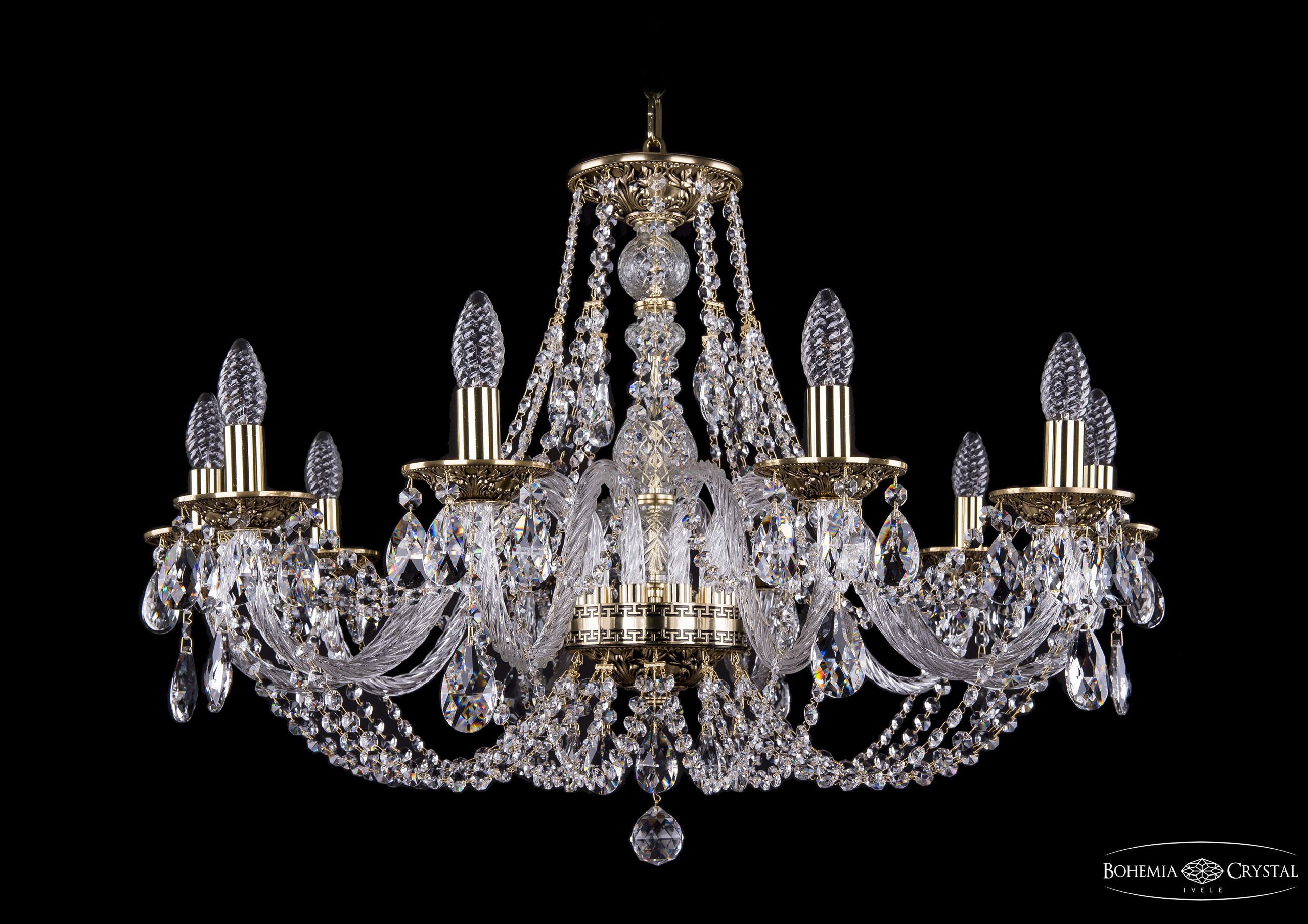 Люстра хрустальная Bohemia Ivele 1606/10/300/GB