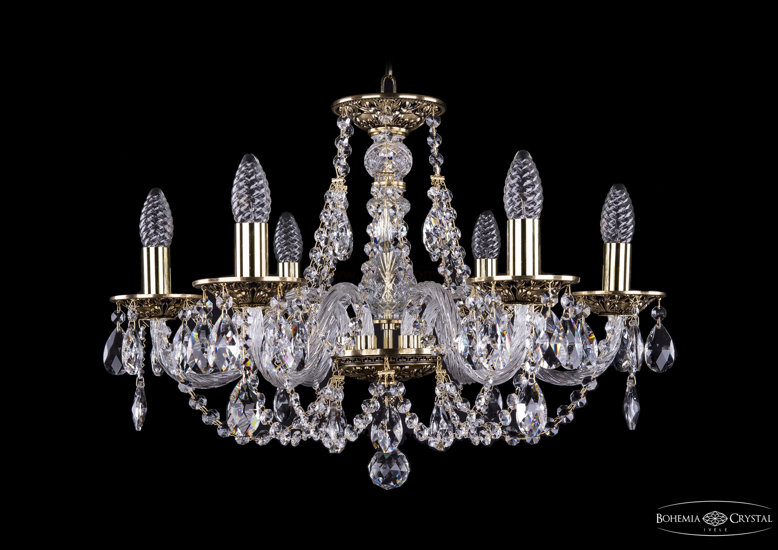 Люстра хрустальная Bohemia Ivele 1606/6/195/GB