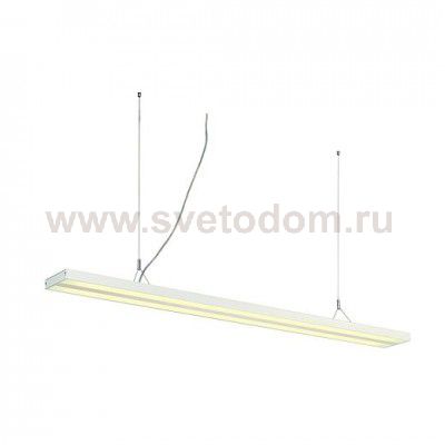 SLV 160831 KUNO Pendelleuchte, weiss, 2xT5 35W, inkl. PMMA Diffusor
