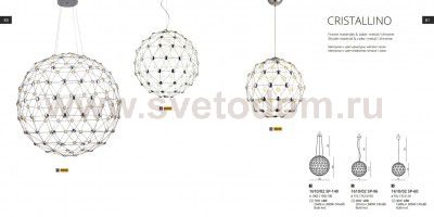 Светильник диодный шар Divinare 1610/02 SP-96 CRISTALLINO
