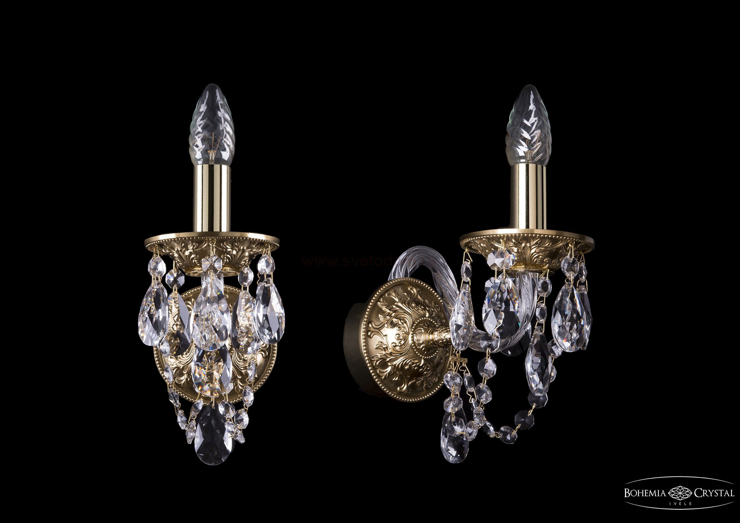 Светильник настенный бра Bohemia Ivele 1610/1/G