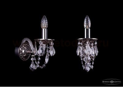 Светильник настенный бра Bohemia Ivele 1610/1/NB/Leafs