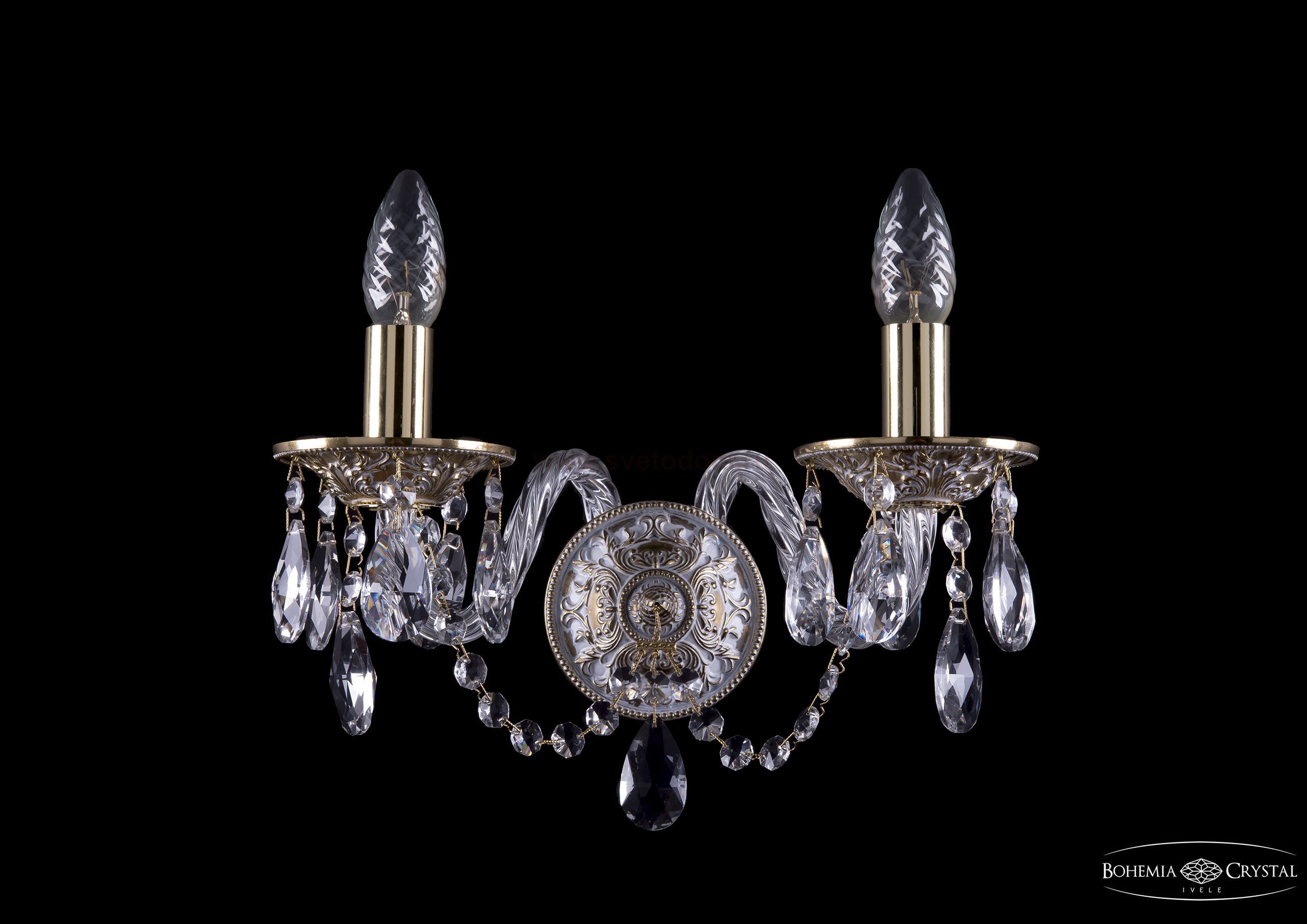 Светильник настенный бра Bohemia Ivele 1610/2/GW