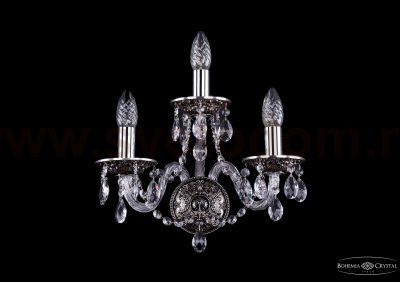 Светильник настенный бра Bohemia Ivele 1610/3/NB