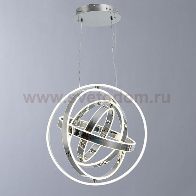 Люстра подвесная в виде колец Divinare 1612/02 SP-1 MIRROR