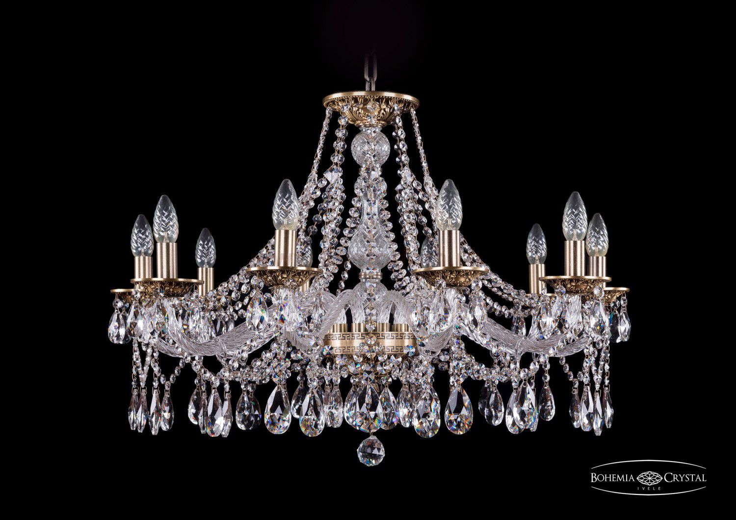 Люстра хрустальная Bohemia Ivele 1613/10/300/FP