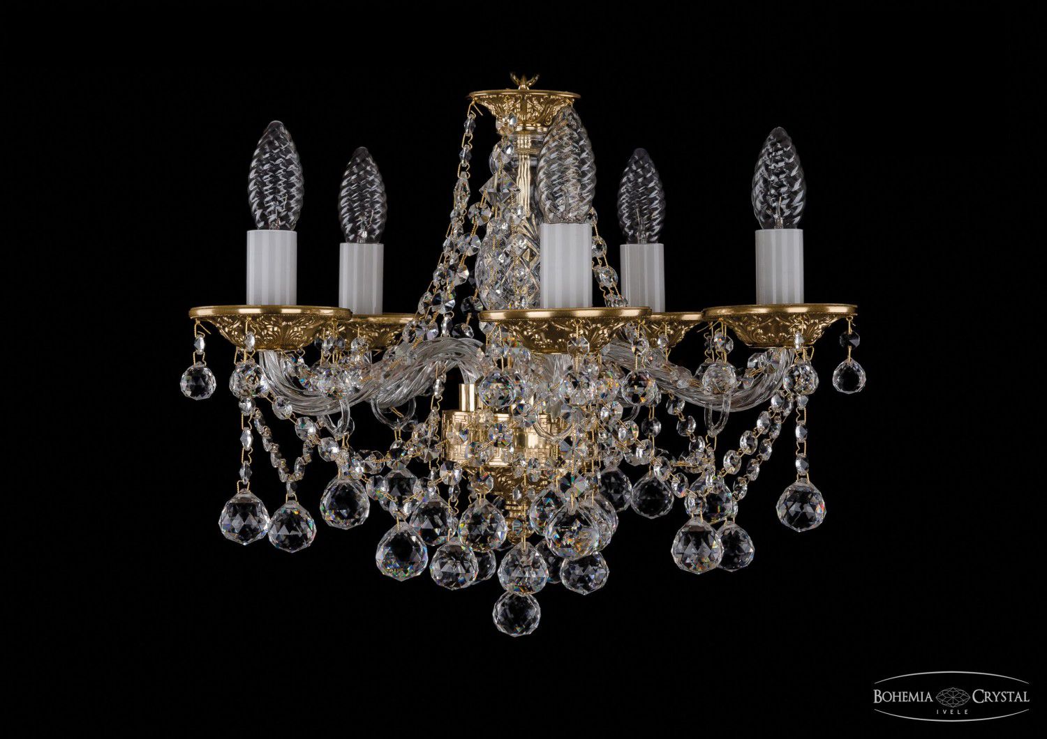 Люстра хрустальная Bohemia Ivele 1613/5/141/Balls