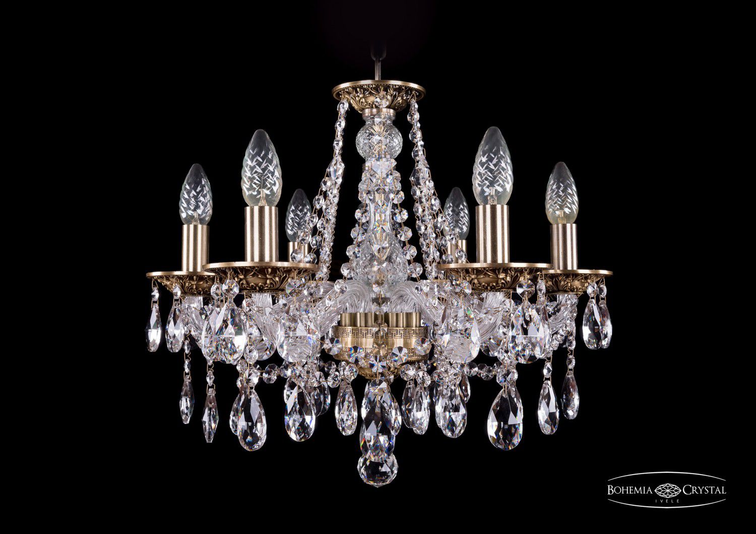 Люстра хрустальная Bohemia Ivele 1613/6/165/FP
