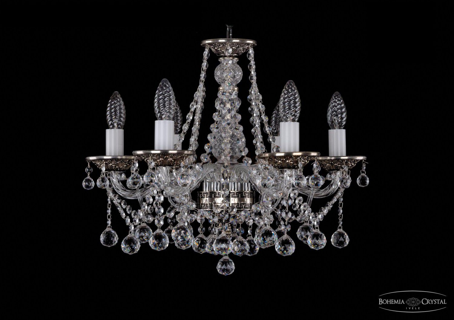 Люстра хрустальная Bohemia Ivele 1613/6/165/NB/Balls