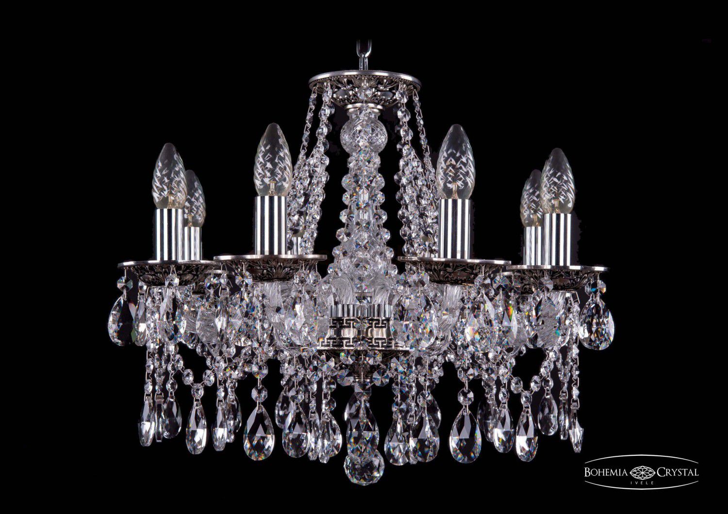 Люстра хрустальная Bohemia Ivele 1613/8/165/NB