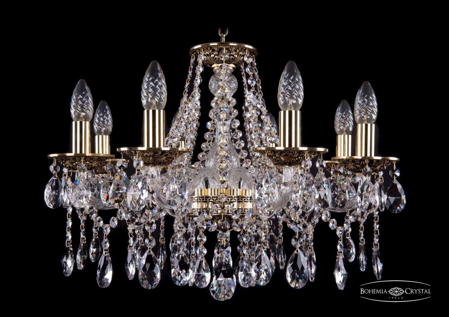 Люстра хрустальная Bohemia Ivele 1613/8/200/GB
