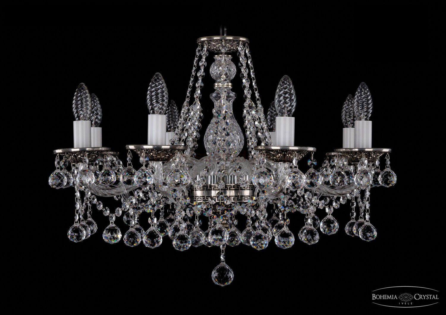 Люстра хрустальная Bohemia Ivele 1613/8/220/NB/Balls