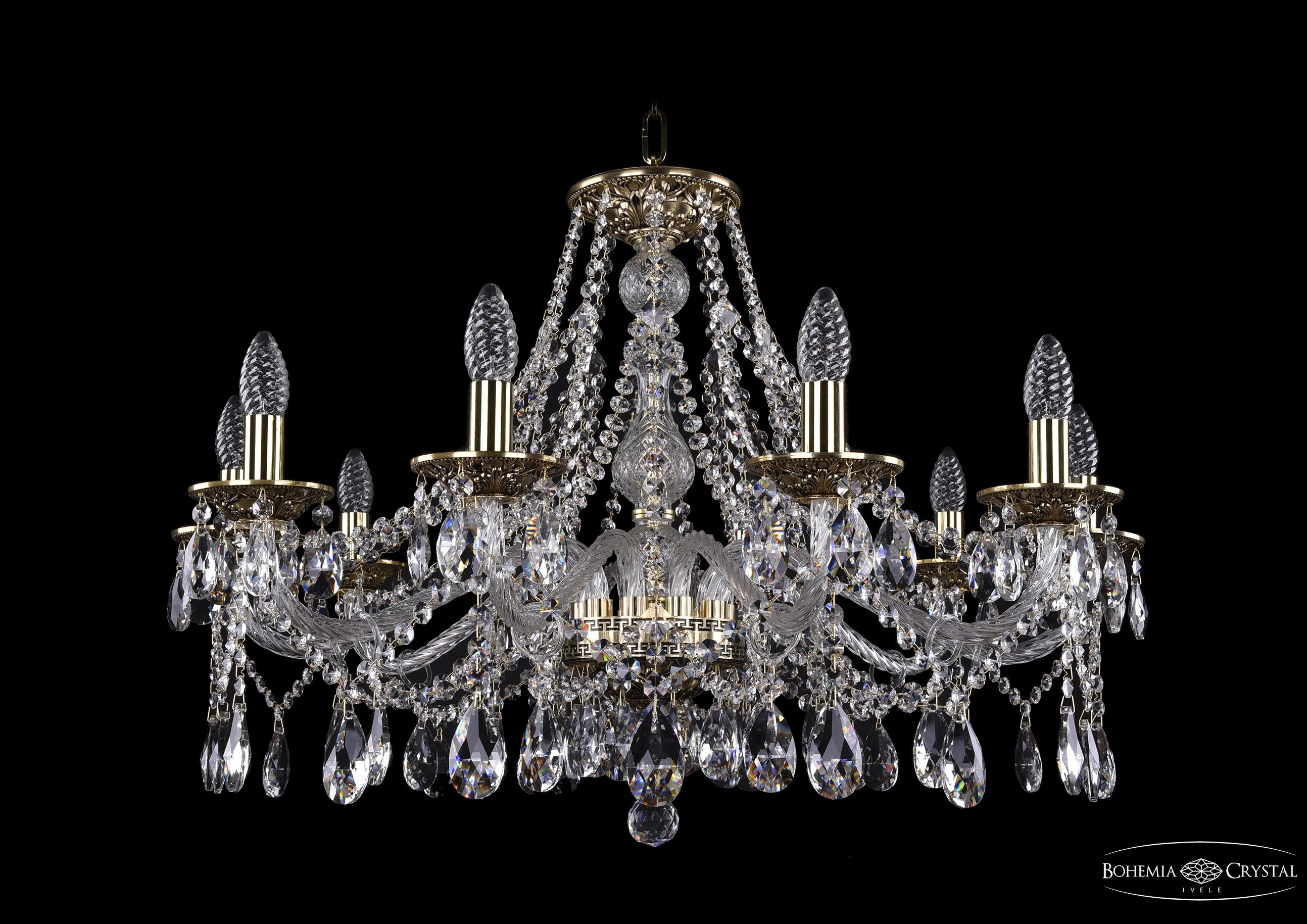 Люстра хрустальная Bohemia Ivele 1613/10/300/GB