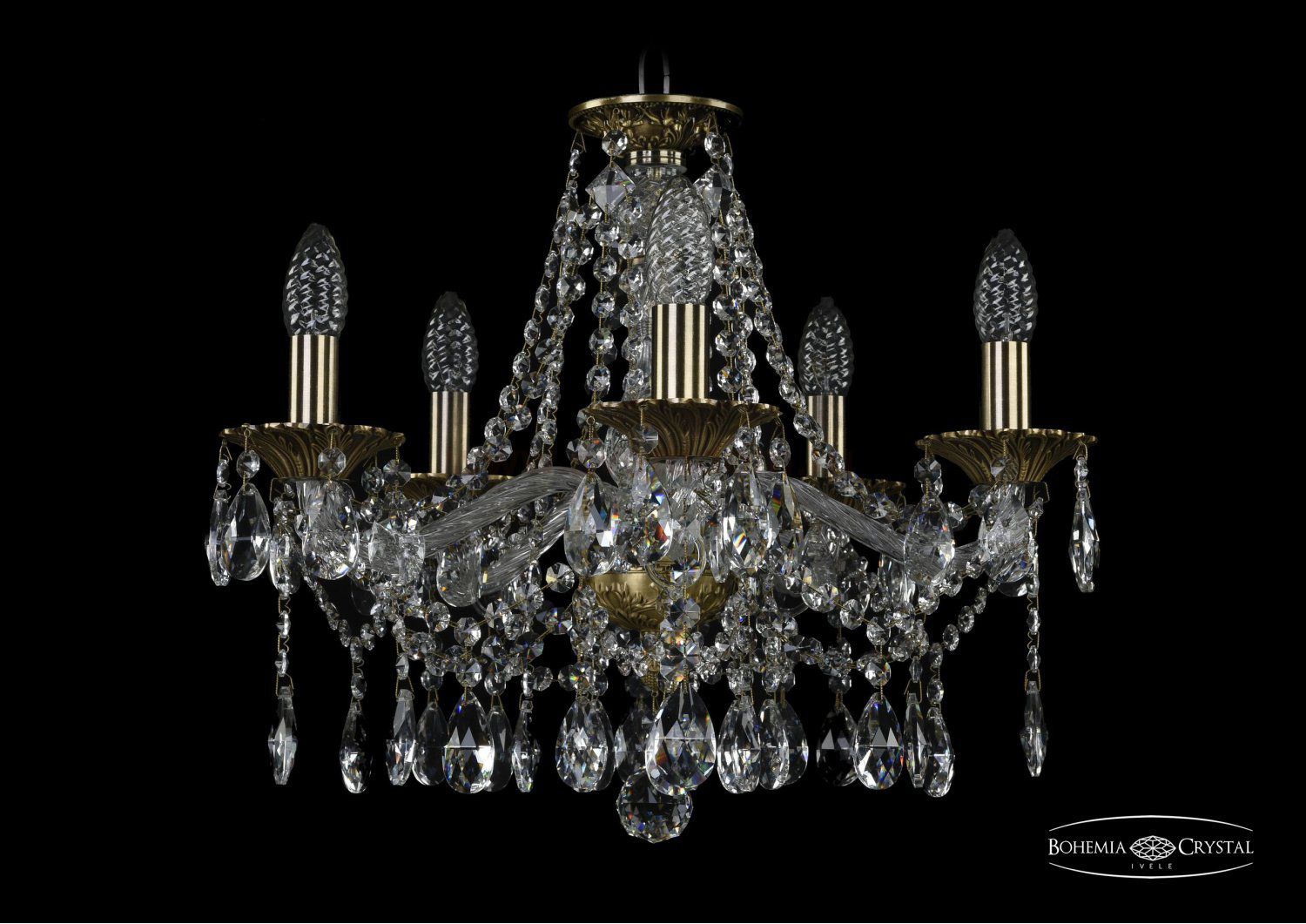 Люстра хрустальная Bohemia Ivele 1613/5/165/FP