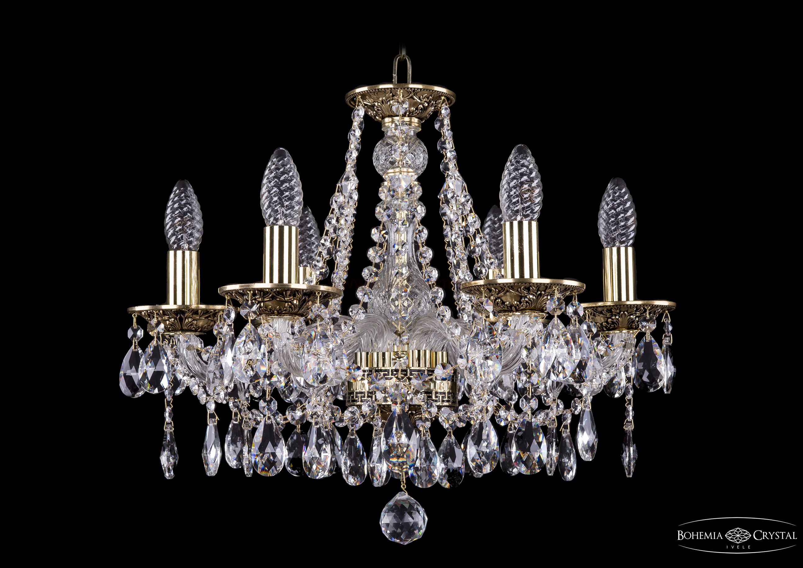 Люстра хрустальная Bohemia Ivele 1613/6/165/GB