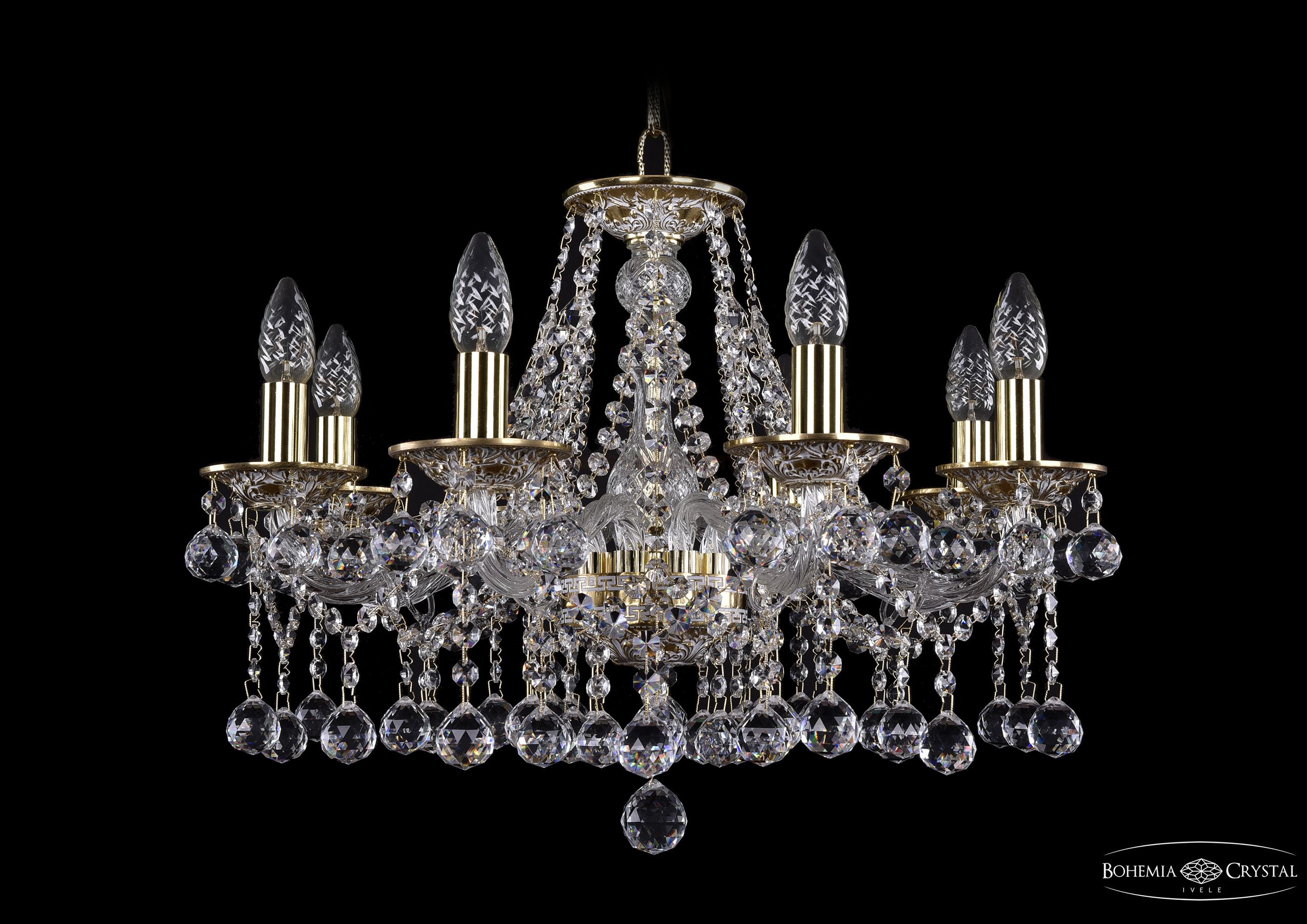 Люстра Bohemia Ivele 1613/8/200/GW/Balls
