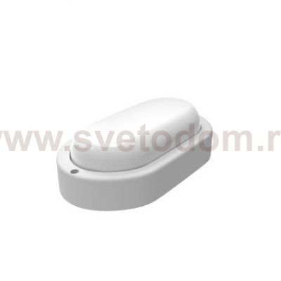 Светильник ЖКХ Gauss Elementary овал 8W 680lm 4000K 160-260V IP65 160*90*46мм белый LED (161411208)