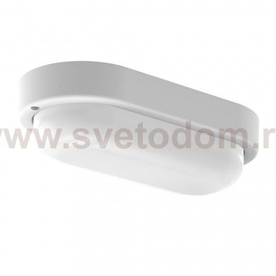 Светильник ЖКХ Gauss LITE овал 12W 940lm 4000K 160-260V IP65 160x90x46мм белый (161418212)