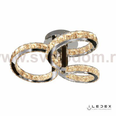 Потолочный светильник iLedex Crystal Ice 16148/3 Хром