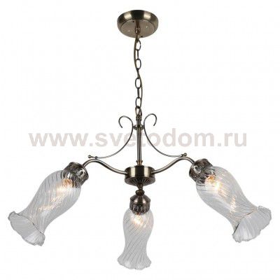 Подвесной светильник Escada 162/3 E14*40W Antique Brass