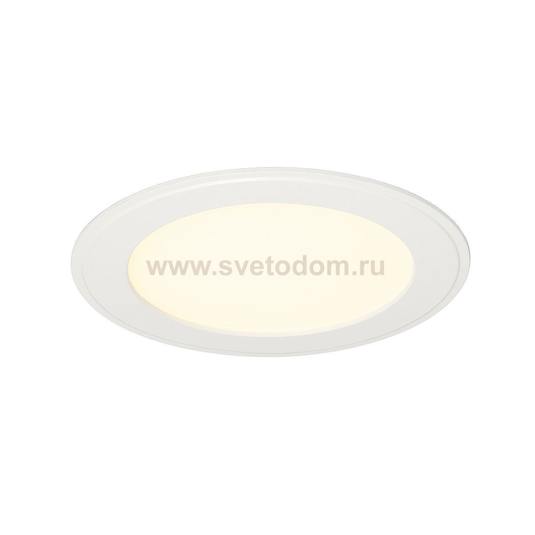 SLV 162713 SENSER Einbauleuchte, rund, weiss, 10W, 3000K