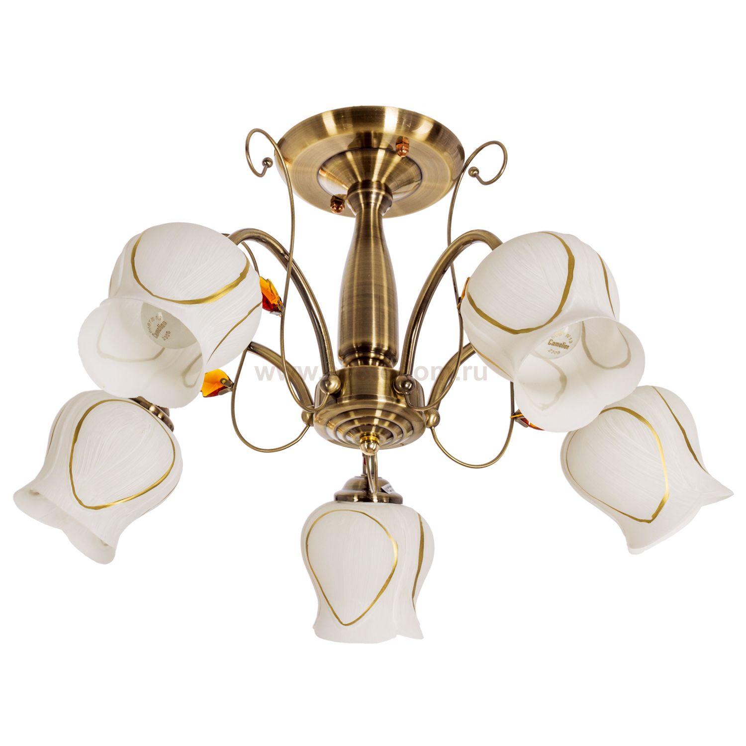 Светильник ЭкономСвет 1627/5AB WT